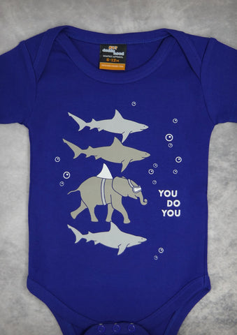 You Do You – Baby Cobalt Blue Onepiece & T-shirt