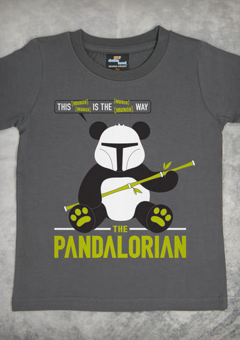 The Pandalorian – Youth Charcoal Gray T-shirt