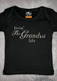 Livin' the Grand Kid Life – Baby Black Onepiece & T-shirt
