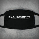 Black Lives Matter – Adult Size Face Mask – Black