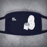 Big Papa – Adult Size Face Mask – Dark Navy