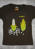 Popcorn – Baby Chocolate Brown Onepiece & T-shirt