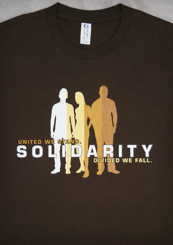 Solidarity – Men's Chocolate Brown T-shirt
