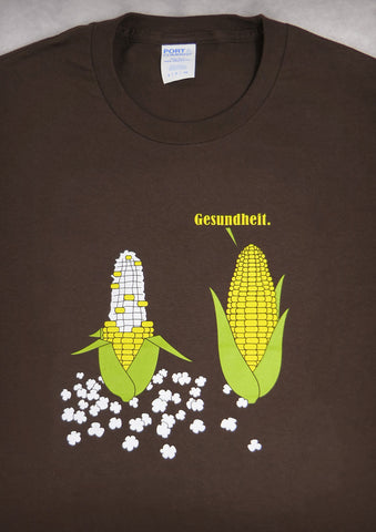 Popcorn – Men's Chocolate Brown T-shirt