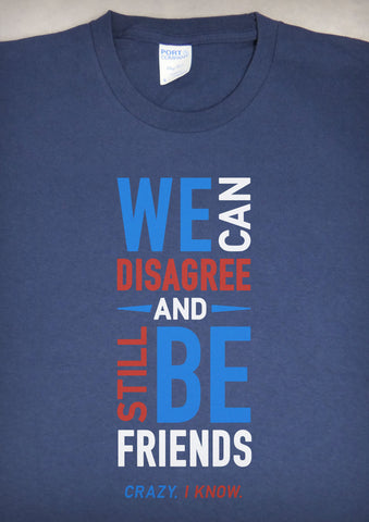 Disagree – Men's Navy Blue T-shirt