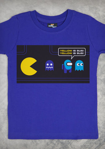 Pacman Among Us – Youth Boy Cobalt Blue T-shirt