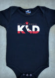 California Kid – California Baby Black & Baby Blue Onepiece & T-shirt