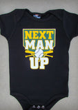 Next Man Up (Oakland) – Baby Black Onepiece & T-shirt
