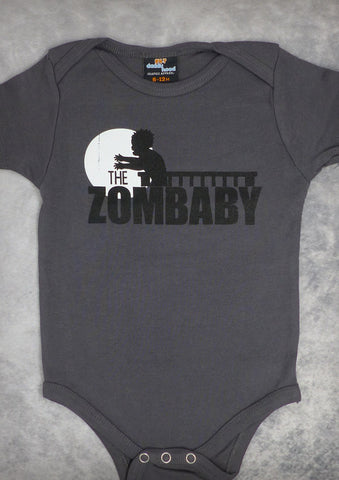 The Zombaby – Baby Boy Charcoal Gray Onepiece & T-shirt