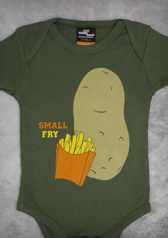 Small Fry – Baby Olive Green Onepiece & T-shirt