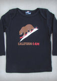Californ I Am (Snowboarder) – California Baby Black Long Sleeve Onepiece & T-shirt