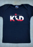 California Kid – California Baby Black & Baby Blue Onepiece & T-shirt
