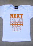 Next Man Up (Texa) – Baby Boy White Onepiece & T-shirt
