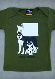 Locally Grrrown – Washington Baby Boy Olive Green Onepiece & T-shirt