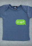 U Up? – Baby Olive Green Onepiece & T-shirt