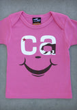 CA Smile – California Baby Girl Coral Pink Onepiece & T-shirt