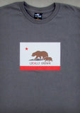 Locally Grown – California Men's Olive Green & Charcoal Gray T-shirt