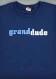 Grand Dude – Men's Grandpa Black & Navy Blue T-shirt