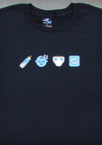 Emoji – Men's Daddy Black T-shirt