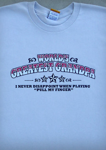 World's Greatest Grandpa – Men's Grandpa Light Gray T-shirt