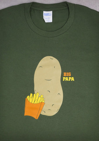 Big Papa – Men's Daddy Olive Green T-shirt