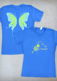 Fairy Wings – Women's Royal Blue Crew Neck T-shirt