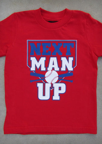 Next Man Up (Anaheim) – Youth Boy Red T-shirt