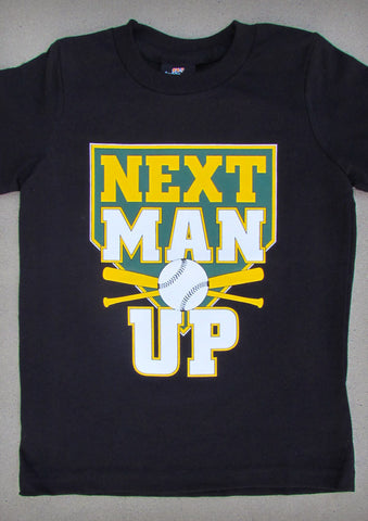 Next Man Up (Oakland) – Youth Boy Black T-shirt