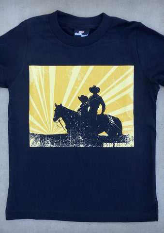 Son Rise – Youth Boy Black T-shirt