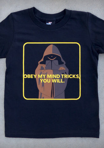 Obey My Mind Tricks – Youth Boy Black T-shirt