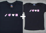 Emoji Gift Set – Men's/Women's T-shirt + Baby Onepiece/T-shirt
