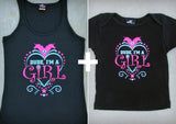 Dude, I'm A Girl Gift Set – Women's Tank Top + Baby Onepiece/T-shirt