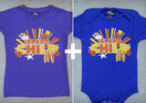 Island Child Gift Set – Hawaii Youth T-shirt + Baby Onepiece/T-shirt