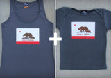 Locally Grown Gift Set – California Women's Tank Top + Baby Onepiece/T-shirt