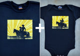 Son Rise Gift Set – Men's T-shirt + Baby Onepiece/T-shirt