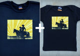 Son Rise Gift Set – Men's T-shirt + Baby Onepiece/T-shirt