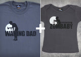 The Waking Dad and Zombaby Gift Set – Men's T-shirt + Baby Onepiece/T-shirt