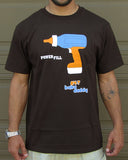PowerFill – Men's Daddy Black & Chocolate Brown T-shirt